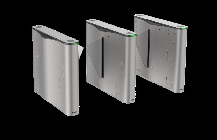 Hikvision India Introduces DS-K3Y411X series flap barrier, designed to detect unauthorized entrance